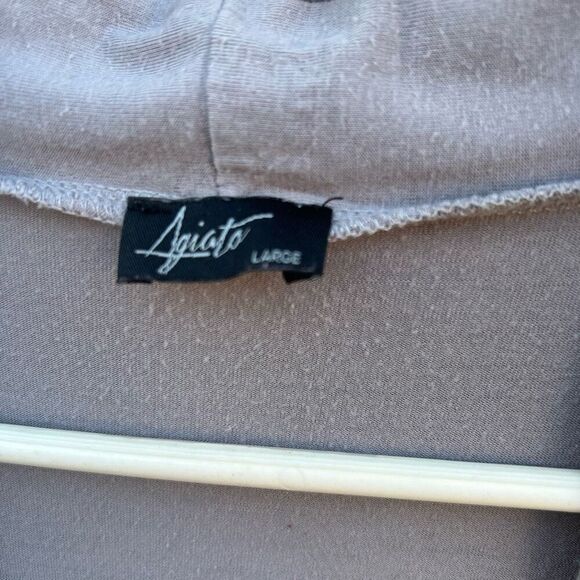 Agiato cardigan shawl long sleeve size large - Picture 3 of 8